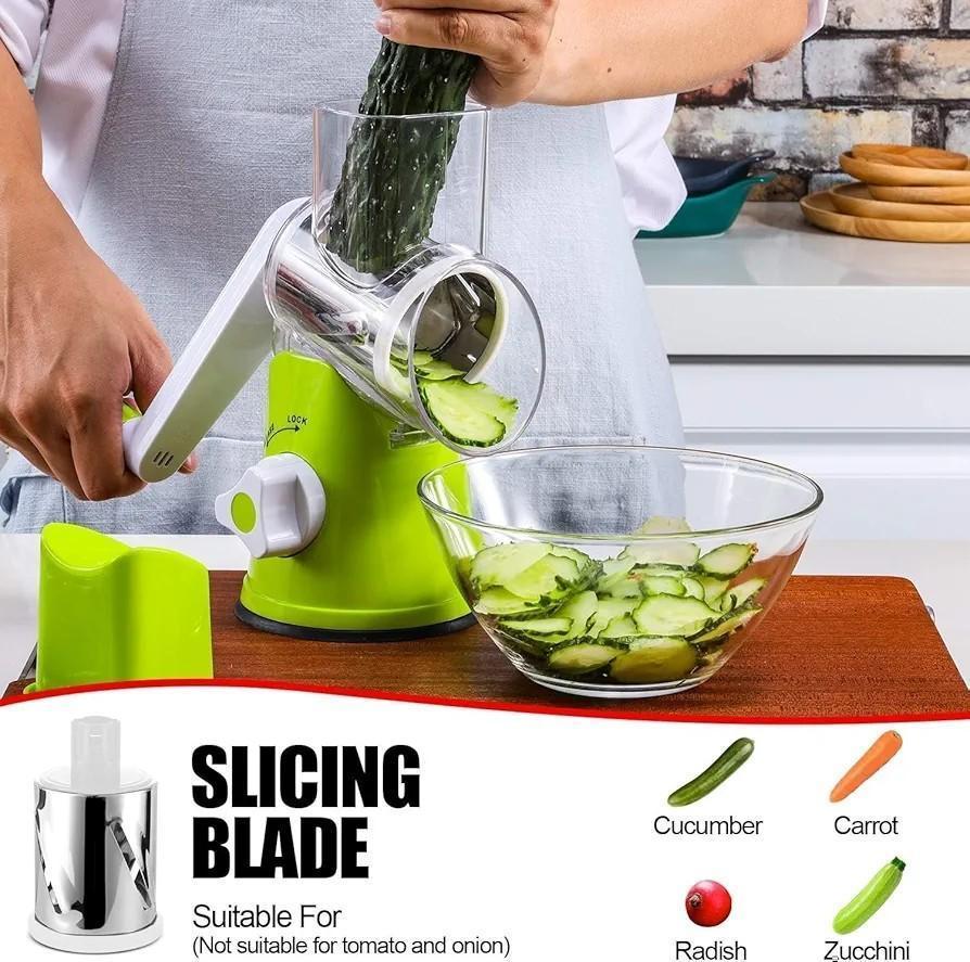 Multi-Functional Vegetable Shredder with Stainless Steel Shredding Blade