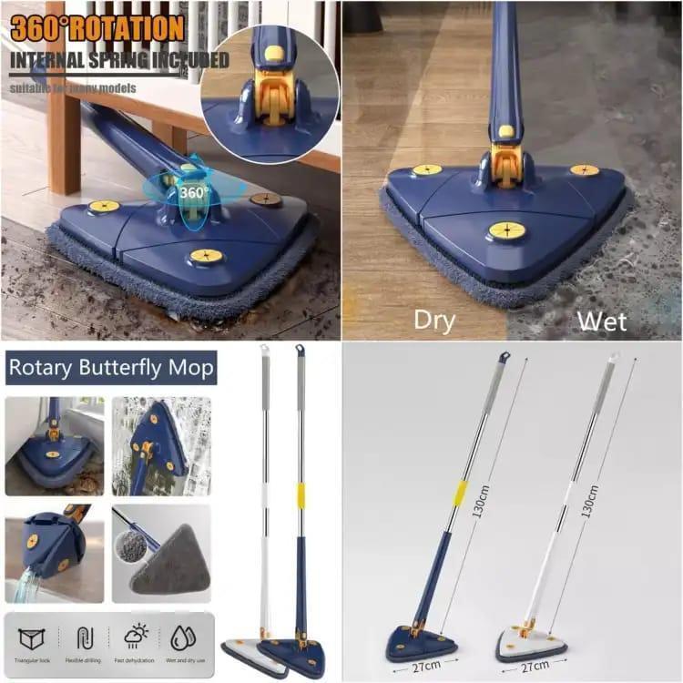 360° Rotary Butterfly Mop – Effortless Cleaning at Your Fingertips!