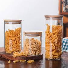 Airtight Glass Storage Jar Set – 3-Piece